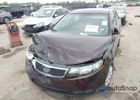 2011 Kia Forte Ex from USA, damaged, VIN KNAFU4A21B5889075